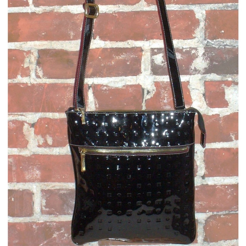 Arcadia Gold-Tone Leather Crossbody Bag made in Italy beautiful 
-